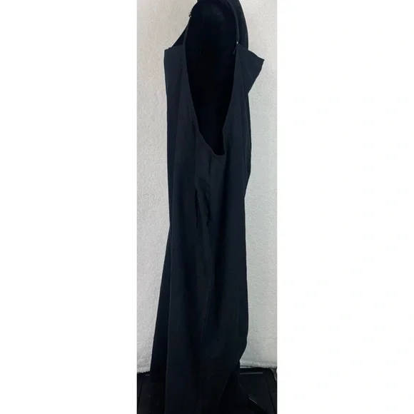 (NWT) YESNO • Chic Black Sleeveless Square-Neck Wide Leg Jumpsuit, 4XL - Picture 12 of 16